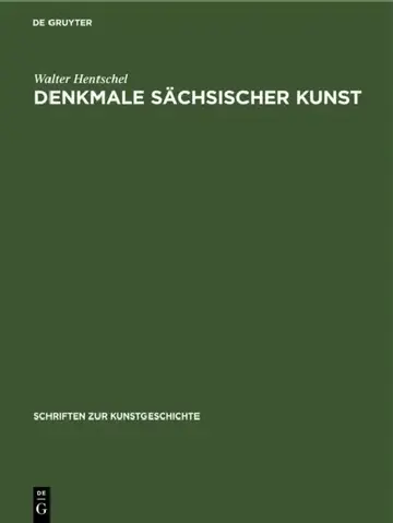 Cover of Denkmale Sächsischer Kunst