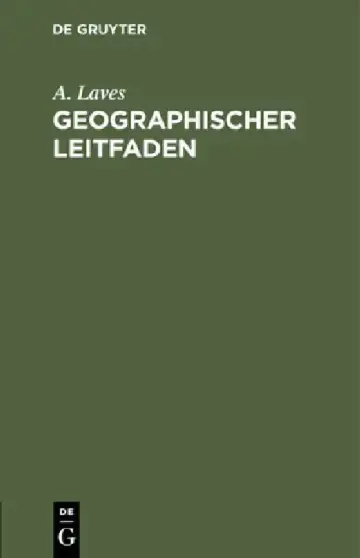 Cover of Geographischer Leitfaden