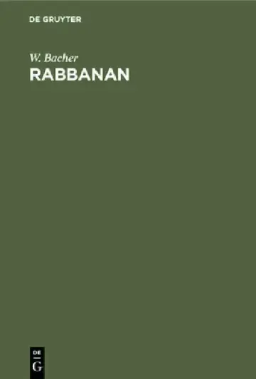 Cover of Rabbanan
