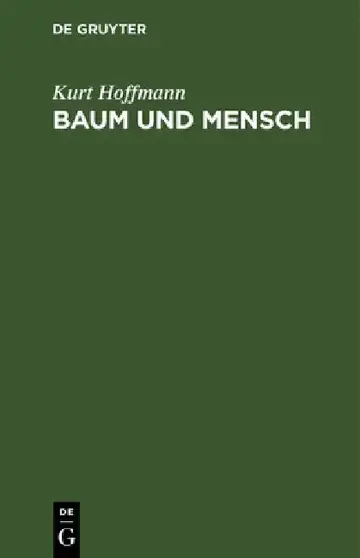 Cover of Baum Und Mensch