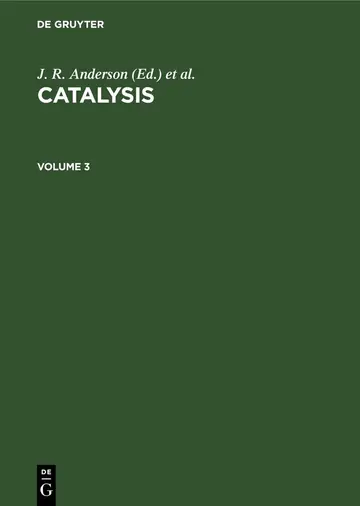 Cover of Catalysis. Volume 3
