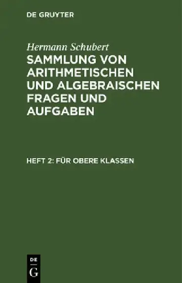 Cover of Für Obere Klassen