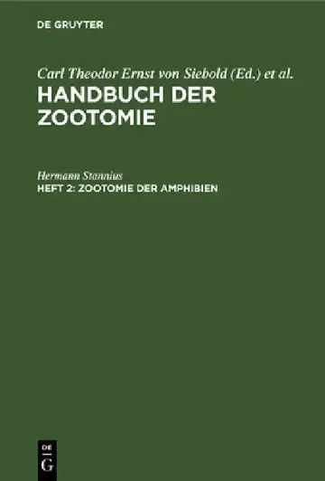 Cover of Zootomie Der Amphibien