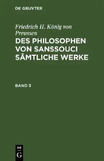 Cover of Friedrich II, König Von Preussen