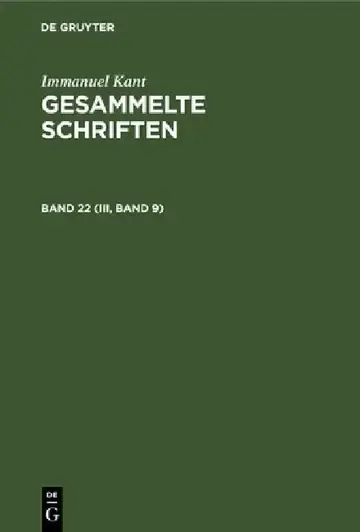 Cover of Opus Postumum. Zweite Hälfte (Convolut VII Bis XIII)