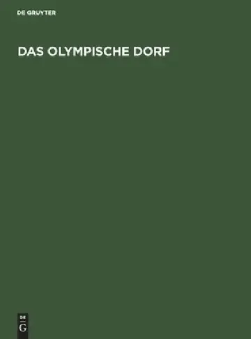 Cover of Das Olympische Dorf