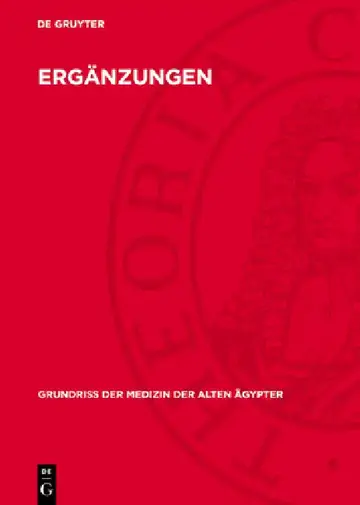 Cover of Ergänzungen