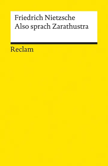 Cover of Also Sprach Zarathustra