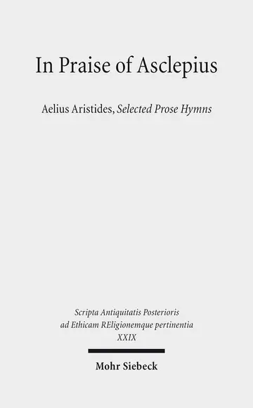 Cover of In Praise of Asclepius
