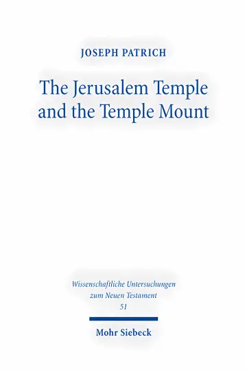 Cover of Jerusalem Temple and the Temple Mount