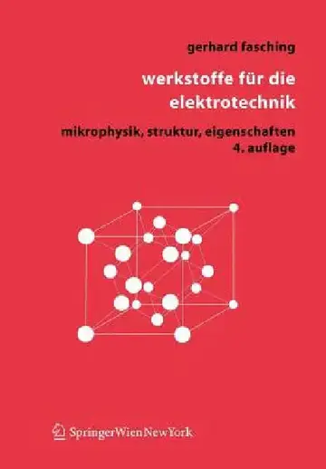 Cover of Werkstoffe Für Die Elektrotechnik