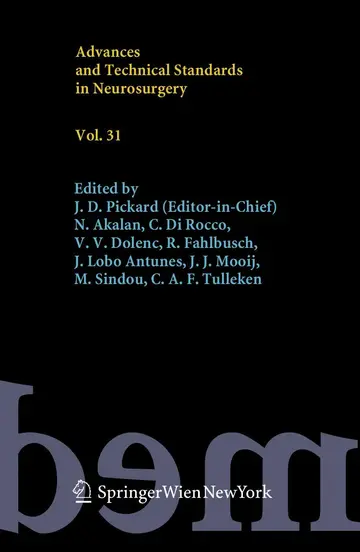 Cover of Advances and Technical Standards in Neurosurgery