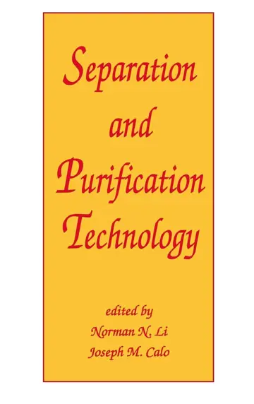 Cover of Separation and Purification Technology