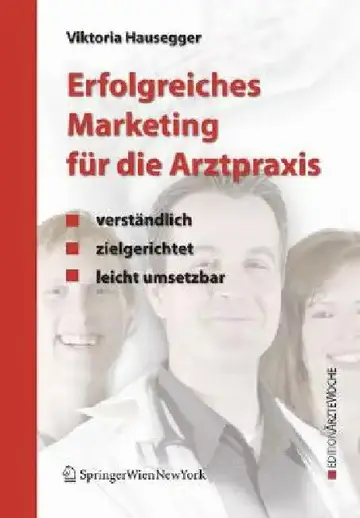 Cover of Erfolgreiches Marketing Für Die Arztpraxis