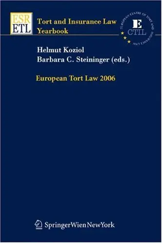 Cover of European Tort Law 2006