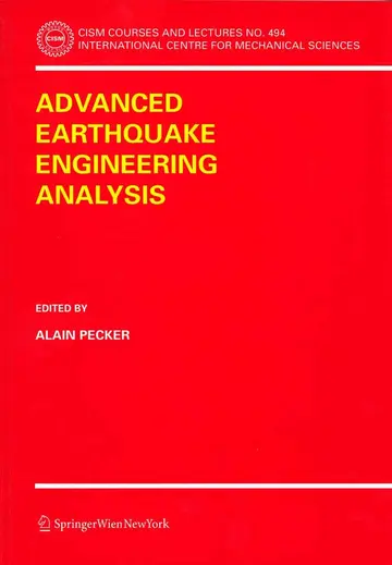 Cover of Advanced Earthquake Engineering Analysis