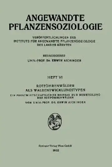 Cover of Rotföhrenwälder ALS Waldentwicklungstypen