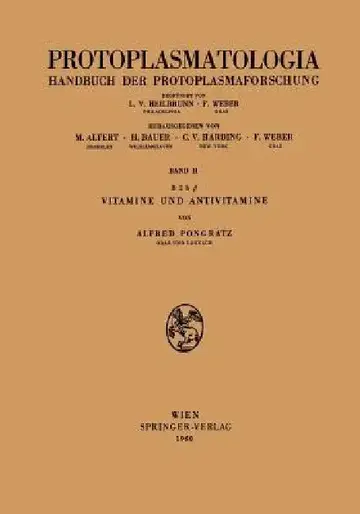 Cover of Vitamine Und Antivitamine