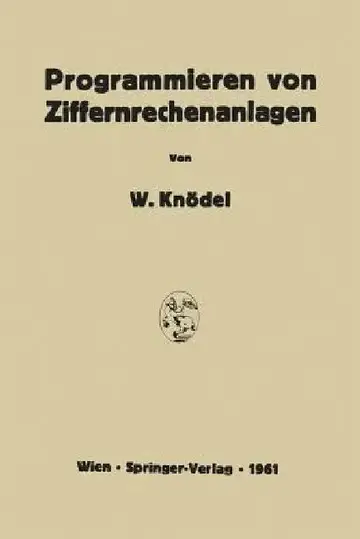 Cover of Programmieren Von Ziffernrechenanlagen