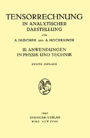 Cover of Grundzüge Der Tensorrechnung in Analytischer Darstellung