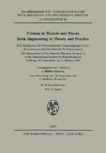 Cover of Felsbau in Theorie Und PRAXIS Rock Engineering in Theory and Practice