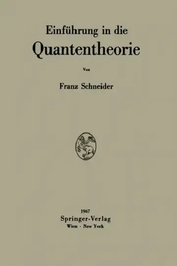 Cover of Einführung in Die Quantentheorie