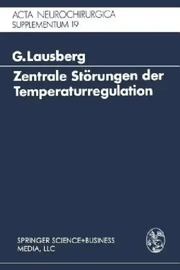 Cover of Zentrale Störungen Der Temperaturregulation