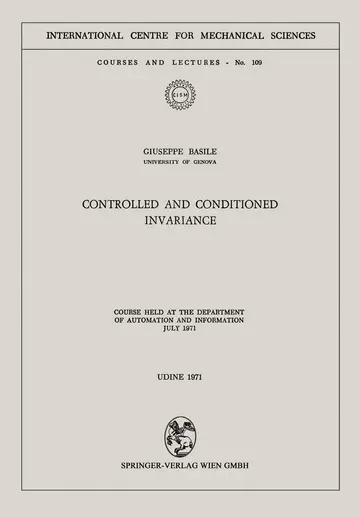 Cover of Controlled and Conditioned Invariance