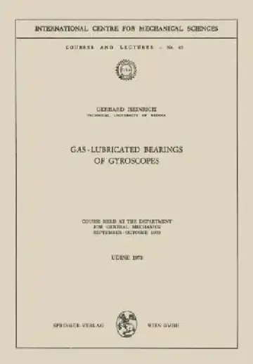 Cover of Gas-Lubricated Bearings of Gyroscopes
