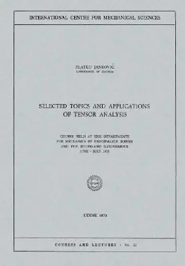 Cover of Selected Topics and Applications of Tensor Analysis
