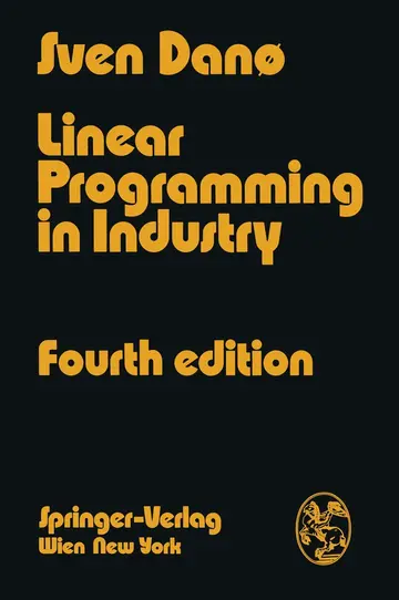 Cover of Linear Programming in Industry