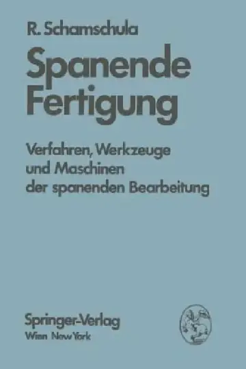 Cover of Spanende Fertigung