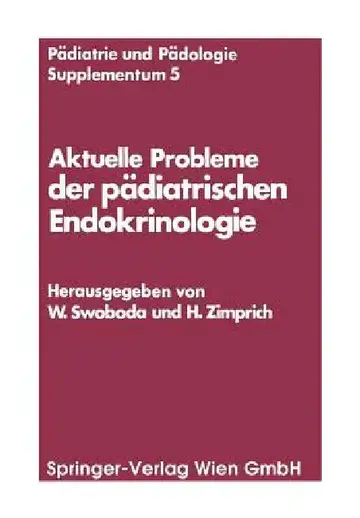 Cover of Aktuelle Probleme Der Pädiatrischen Endokrinologie