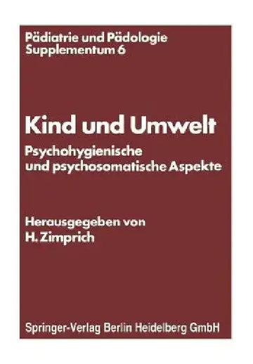 Cover of Kind Und Umwelt