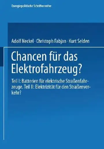 Cover of Chancen Für Das Elektrofahrzeug?