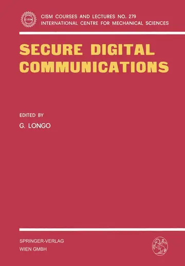 Cover of Secure Digital Communications
