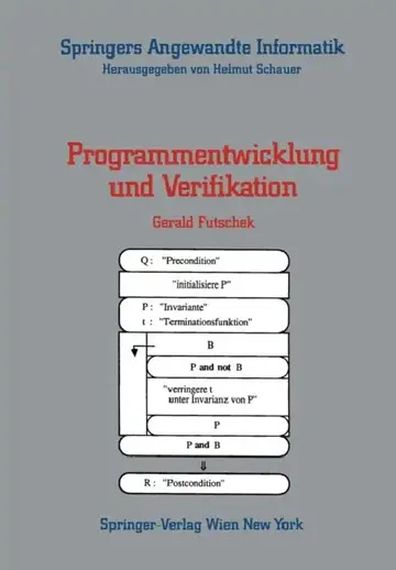 Cover of Programmentwicklung Und Verifikation
