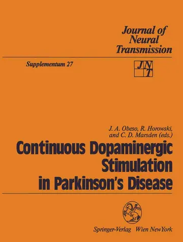 Cover of Continuous Dopaminergic Stimulation in Parkinson’s Disease