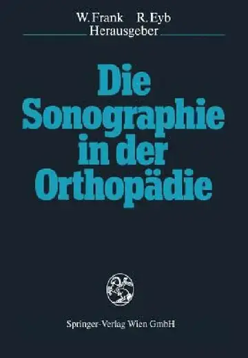 Cover of Die Sonographie in Der Orthopädie