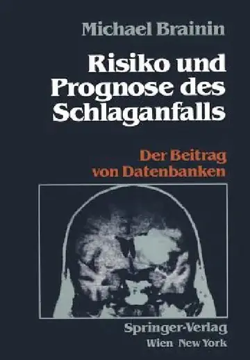 Cover of Risiko Und Prognose Des Schlaganfalls