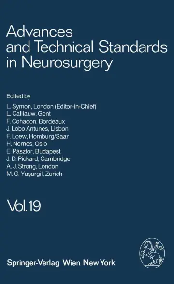 Cover of Advances and Technical Standards in Neurosurgery