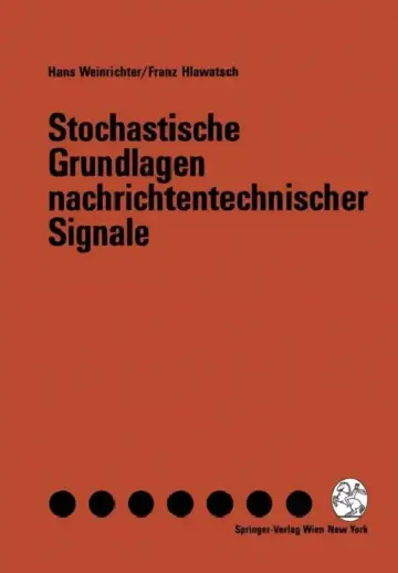 Cover of Stochastische Grundlagen Nachrichtentechnischer Signale
