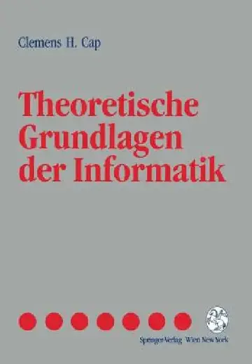 Cover of Theoretische Grundlagen Der Informatik