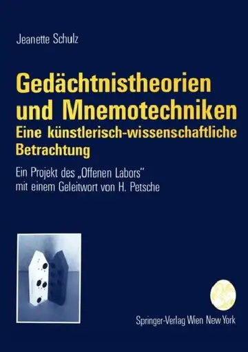 Cover of Gedächtnistheorien Und Mnemotechniken