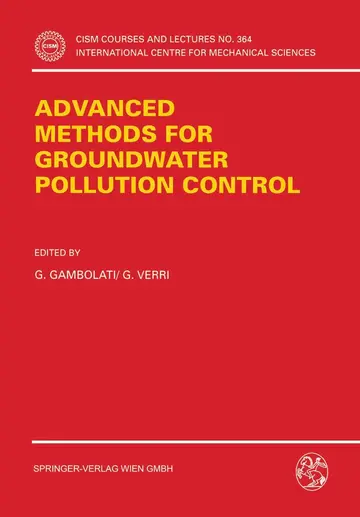 Cover of Advanced Methods for Groundwater Pollution Control