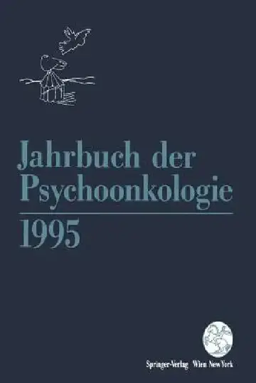 Cover of Jahrbuch Der Psychoonkologie