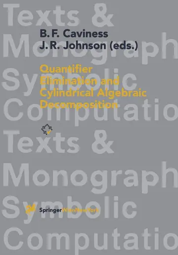 Cover of Quantifier Elimination and Cylindrical Algebraic Decomposition