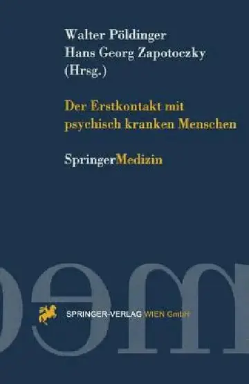 Cover of Der Erstkontakt Mit Psychisch Kranken Menschen