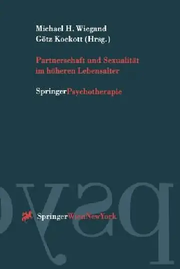 Cover of Partnerschaft Und Sexualität Im Höheren Lebensalter