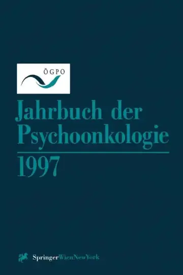 Cover of Jahrbuch Der Psychoonkologie 1997